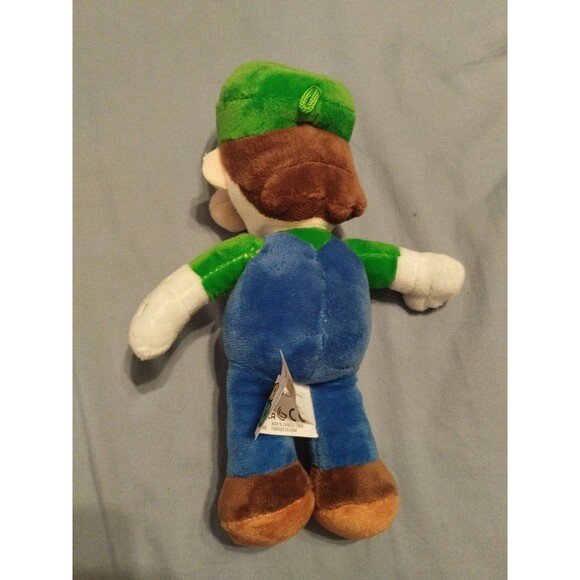 2023 Super Mario Bros. Luigi 10" Plush Stuffed Toy - Nintendo - Good Stuff - Picture 3 of 4